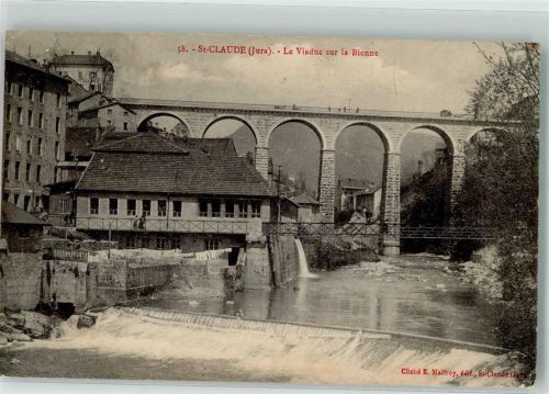 Saint-Claude 1910 Le Viaduc sur la Bienne