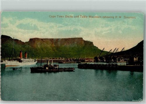 Kapstadt 1919 Hafen Tafelberg