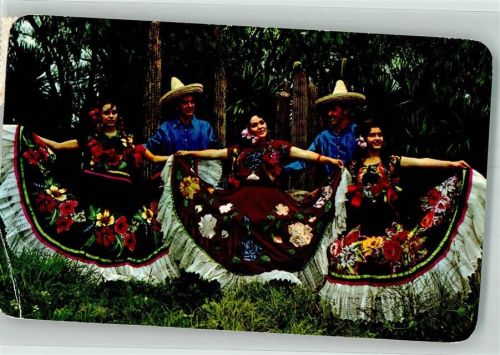 Mexiko City Tracht Tanz Tehuantepec