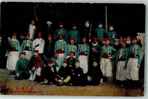 1915 G.m.b.H. in Deutscher Gefangenschaft Feldpost Ersatzbataillon 4 Kompanie