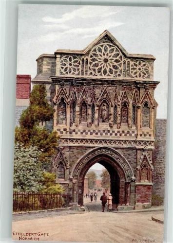 Sheringham sign. A. R. Quinton Ethelbert Gate Norwich