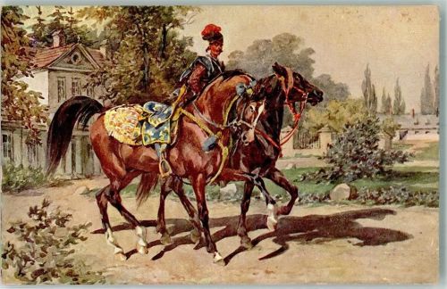 sign. Kosak Juljusz Luzak Kasztelanski Pferde Wydanictwo Salonu Ser. 77-4