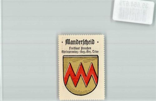 Manderscheid Wappensammelmarke Kaffee Hag