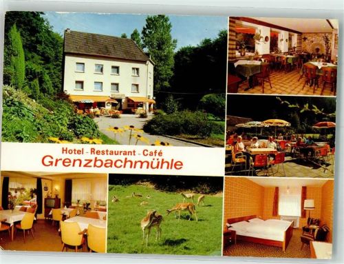 56593 W5453 Horhausen Westerwald 1982 - Hotel Cafe Grenzbachmühle