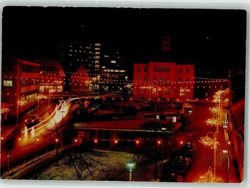 Sindelfingen Martkplatz bei Nacht Mercedes