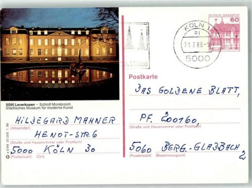 Leverkusen 1986 Schloss Morsbroich
