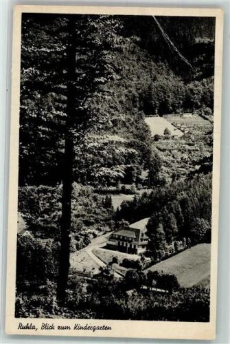 Ruhla Blick auf den Kindergarten