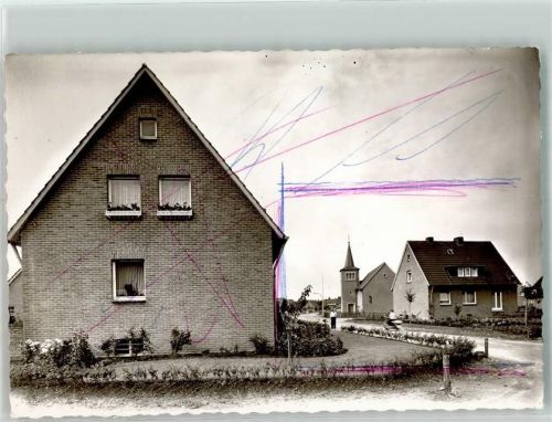 Weseke Ev. Kirche Ort handschriftlich FOTO KEINE AK