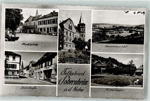 Sobernheim Marktplatz Saarstraße Diakonissenhaus Kuranlage
