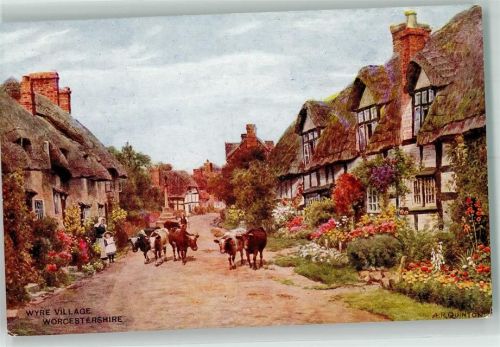 Worcester sign. Quinton , A.R. Wyre Village
