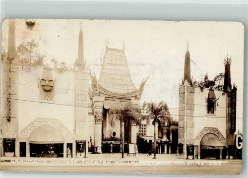 Hollywood 1934 Chinesisches Theater Foto AK