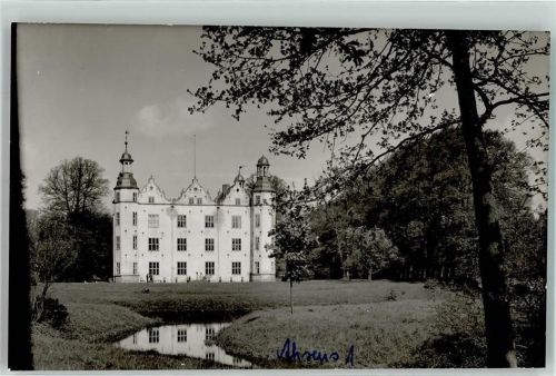 Ahrensburg Schloss Ort handschriftlich Foto Original aus Archiv eines Ansichtskartenverlags