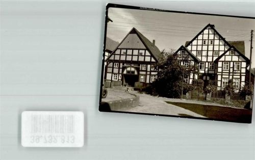 Schwalenberg Fachwerkensemble Foto Original aus Archiv eines Ansichtskartenverlags Ort handschriftlich