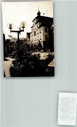 Calw Laterne Auto Gebäude Ort handschriftlich Foto Original aus Archiv eines Ansichtskartenverlags
