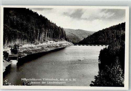 Vöhrenbach Linachtalsperre Stausee 800m Ruderboot