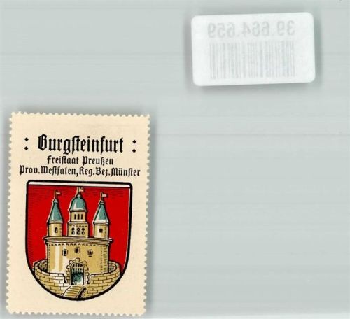 Burgsteinfurt Wappensammelmarke Kaffee Hag