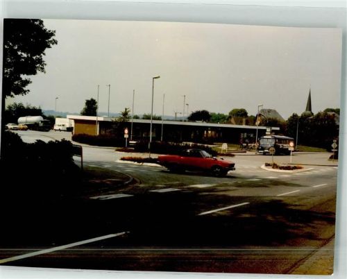 Albersdorf Omnibus Auto Ort handschriftlich Foto Original aus Archiv eines Ansichtskartenverlags