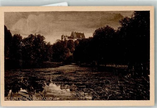 Illertissen Weiher mit Vöhlinschloss