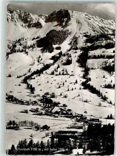 Oberjoch Höchstes Berg und Skidorf Deutschlands Iseler 1886 m Schnee Winter