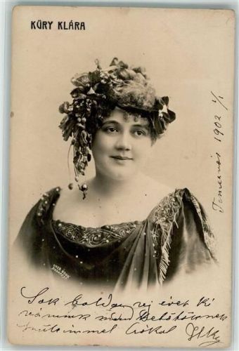 Budapest Fotograf Uher Ödön Küry Klara Frauenschönheit