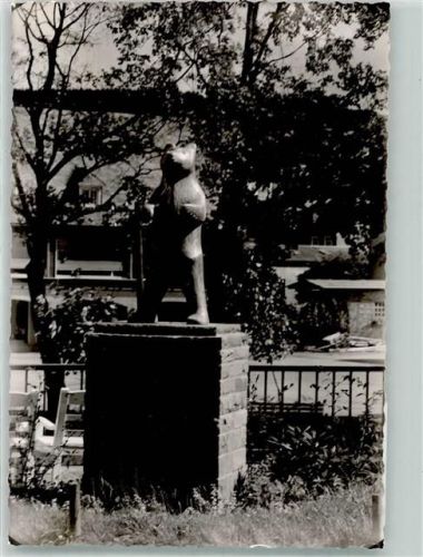 Bad Berleburg Foto Original aus Archiv eines Ansichtskartenverlags Denkmal Bär Ort handschriftlich