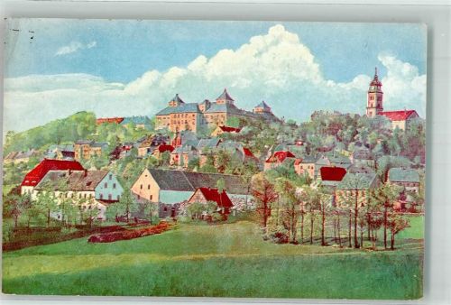 Augustusburg mit Schloss und Kirche St. Petri