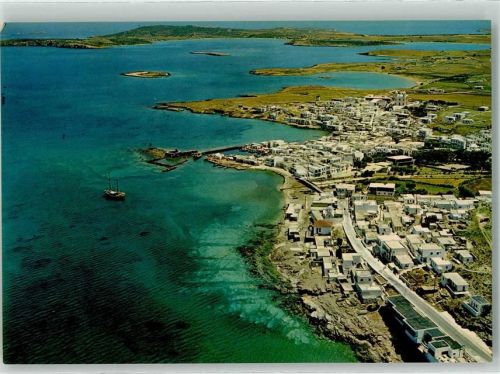Syros Fliegeraufnahme Paros Naoussa Ermoupoli