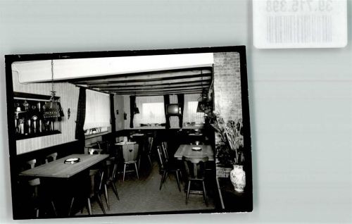 Gevelsberg Gasthaus zum Büffel Gastraum Ort handschriftlich Foto Original aus Archiv eines Ansichtskartenverlags