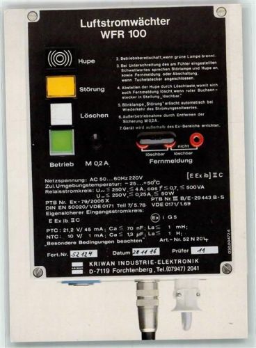Forchtenberg Meßinstrumente Fabrik Kriwan Industrie-Elektronik GmbH