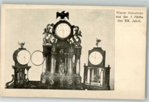 Wien Wiener Holzuhren auf AK XIX Jahrhundert