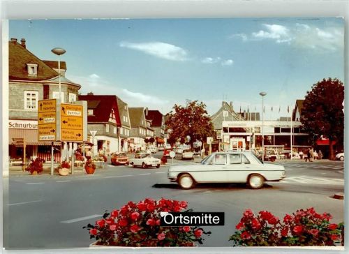 Winterberg Auto Handlung Ortsmitte Ort handschriftlich Foto Original aus Archiv eines Ansichtskartenverlags