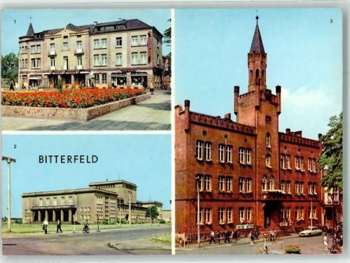 Bitterfeld Hotel Central Kulturpalast Wilhelm Pieck Rathaus