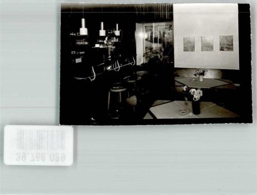 Beringhausen Gaststube und Theke im Gasthaus Pohl Foto Original aus Archiv eines Ansichtskartenverlags Ort handschriftlich