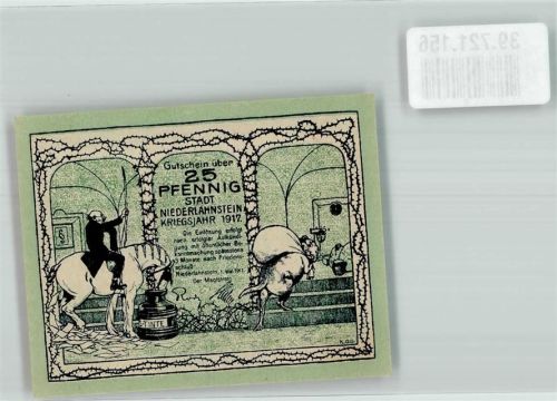 Niederlahnstein 1917 25 Pfennig