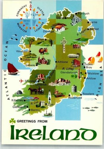 Dublin Landkarte