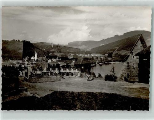 Grönenbach Hotel Post Negativ doppelt belichtet Ort handschriftlich Foto Original aus Archiv eines Ansichtskartenverlags