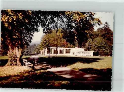 Schieder Foto Original aus Archiv eines Ansichtskartenverlags Kurpark m. Wandelhalle Ort handschriftlich