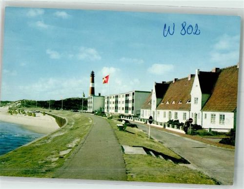 Hörnum Strandpromenade mit Leuchtturm