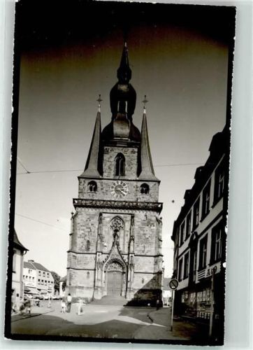 St. Wendel Basilika St. Wendelin Foto Original aus Archiv eines Ansichtskartenverlags Ort handschriftlich