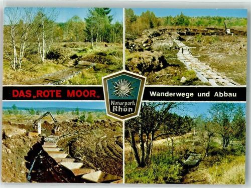 Poppenhausen 1983 Naturpark Rhön Das rote Moor Ort lt. Stempel