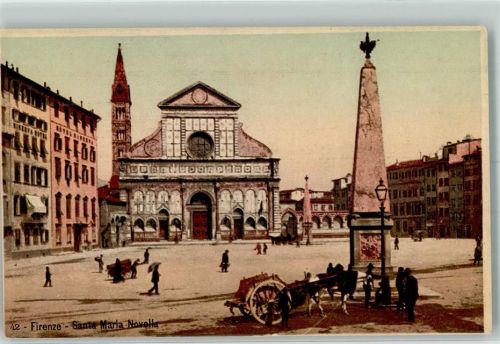 Firenze Denkmal Säule Santa maria Novella
