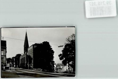 Gevelsberg St. Engelbert KircheAuto Straße Ort handschriftlich Foto Original aus Archiv eines Ansichtskartenverlags