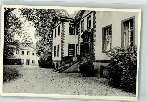 Schieder 1956 Pension Eisenbahn-Kurheim Schloss