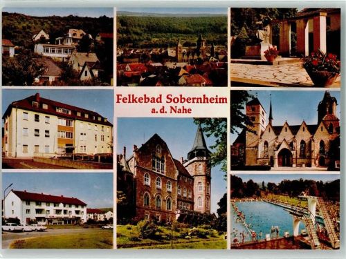 Bad Sobernheim Kriegerdenkmal Pfarrkirche St. Matthias Schwimmbad