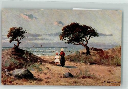 1912 Küstenlandschaft sign. Eissmann H.