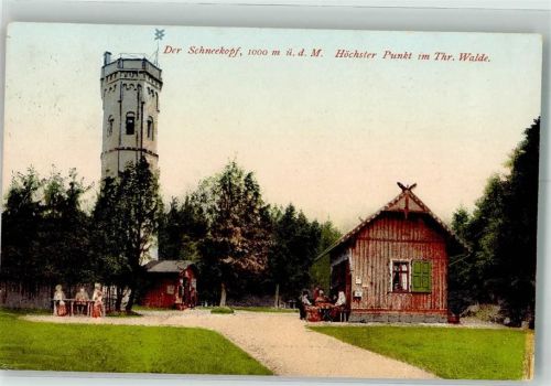 Gehlberg Schneekopf Gasthaus Aussichtsturm Bahnpost Erfurt