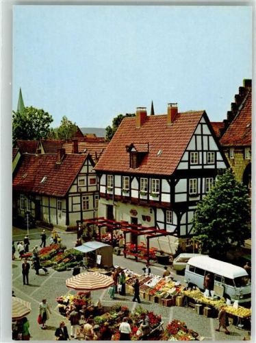 Minden Gasthaus Schwedenschänke Marktszene Verlag Foto Wagner 612