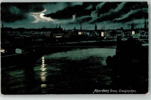 Aberdeen 1907 Craiginches Mondschein
