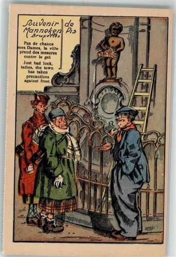 Brüssel Humor Manneken Pis Spruch Verlag Albert Nr.29