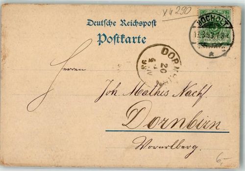 Bocholt 1898 Handlung Hch. Hesselbein Geschäftskorrespondenz